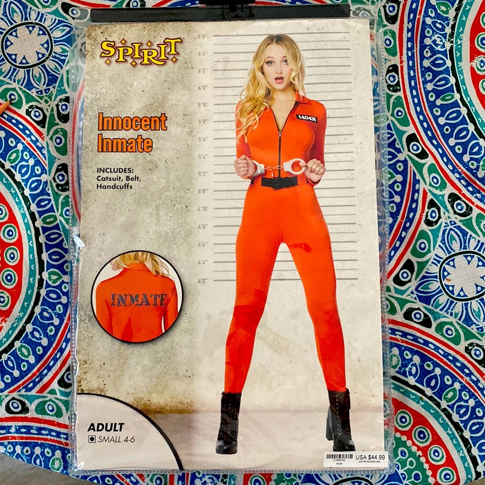 Spirit Halloween Innocent Inmate Costume